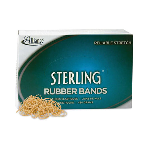 Sterling Rubber Bands, Size 10, 0.03" Gauge, Crepe, 1 Lb Box, 5,000/box