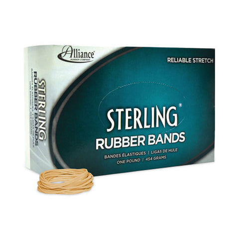 Sterling Rubber Bands, Size 14, 0.03" Gauge, Crepe, 1 Lb Box, 3,100/box