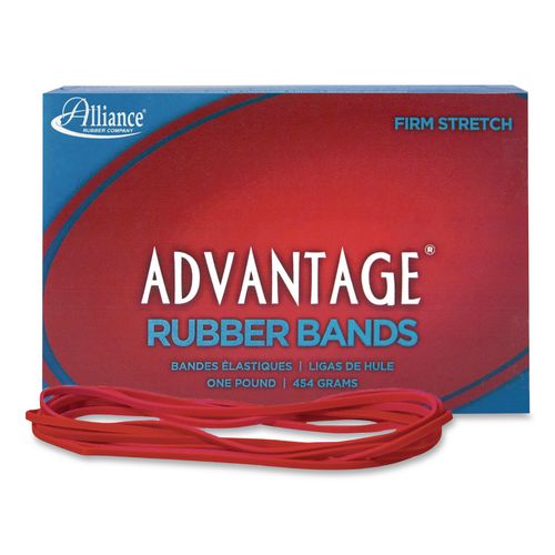 Advantage Multi-purpose Rubber Band, Size 69, Red, 1 Lb Box, 140/box