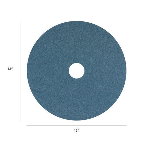 Blue Cleaner Pad, 13", Blue, 5/carton