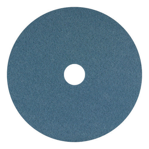 Blue Cleaner Pad, 16" Diameter, Blue, 5/carton