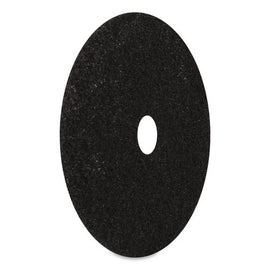 Stripping Pads, Heavy-duty, 20" Diameter, Black, 5/carton