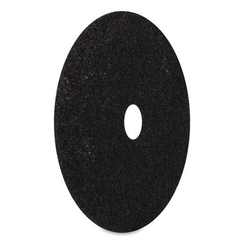 Stripping Pads, Heavy-duty, 20" Diameter, Black, 5/carton