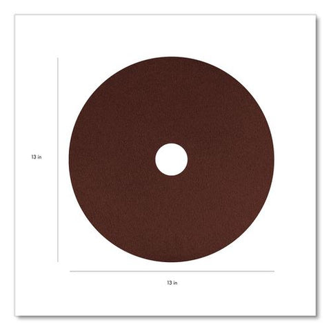 Ecoprep Epp Specialty Pads, 13", Maroon, 10/carton