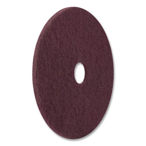 Ecoprep Epp Specialty Pads, 13", Maroon, 10/carton