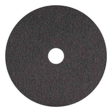 Titan Stripping Pad, 20" Diameter, Gray, 5/carton