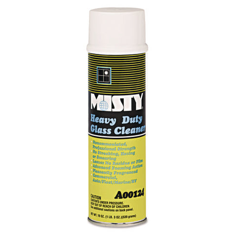 Heavy-duty Glass Cleaner, Citrus, 20 Oz Aerosol Spray, 12/carton