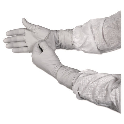 G3 Sterile Sterling Nitrile Gloves, Packaged Sterile, Esd Safe, Size 6.5, 4 Mil Thick, 12" Long, Gray, 100/bag, 10 Bags/ct