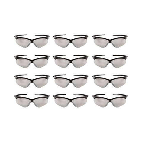 Nemesis Safety Glasses, Black Frame, Indoor/outdoor Lens