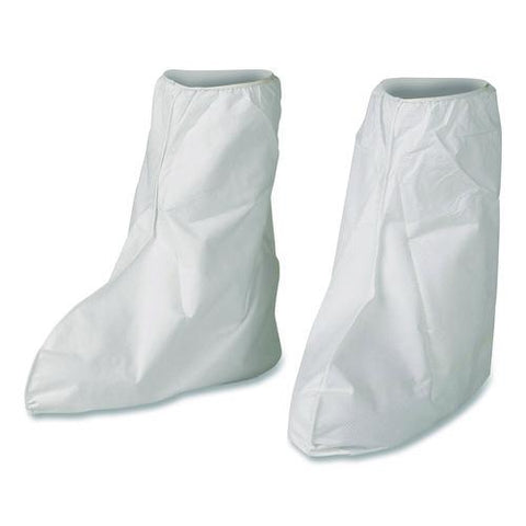 A40 Liquid And Particle Protection Boot Covers, One Size Fits Most, White, 400/carton