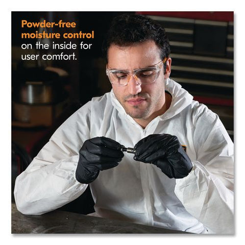 G10 Kraken Grip Nitrile Gloves, Powder-free, Medium, 6 Mil Thick, 9.5" Long, Black, 100/box, 10 Boxes/carton