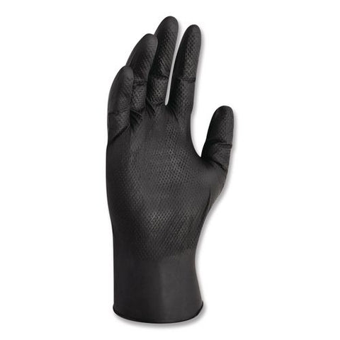 G10 Kraken Grip Nitrile Gloves, Powder-free, Medium, 6 Mil Thick, 9.5" Long, Black, 100/box, 10 Boxes/carton