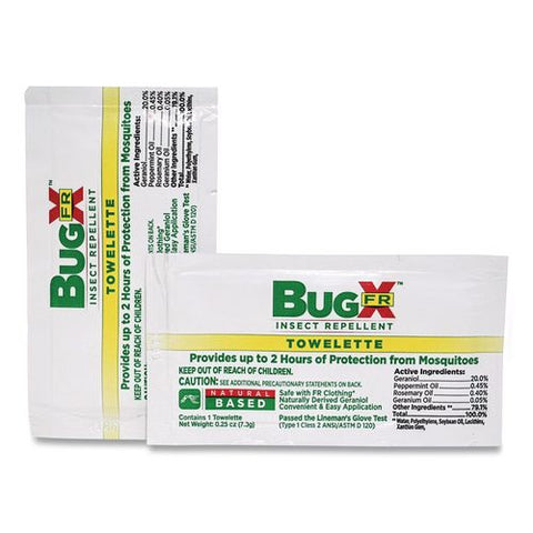 Deet Free Insect Repellent Wipes, 0.27 Oz, 100 Wipes