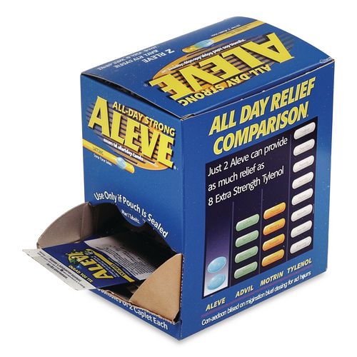Aleve, 2 Tablets/packet, 50 Packets