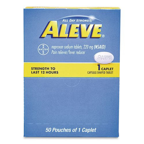 Aleve, 2 Tablets/packet, 50 Packets