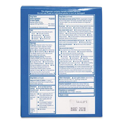 Aleve, 2 Tablets/packet, 50 Packets