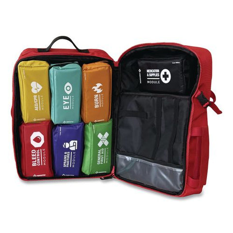 Trauma Backpack, Without Aed, Standard, 6 Pieces, Fabric Case