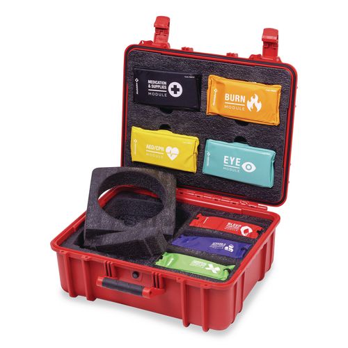 Modulator Flex Trauma Kit Without Aed - Xl Rugged Hard Case, Standard, 6 Pieces