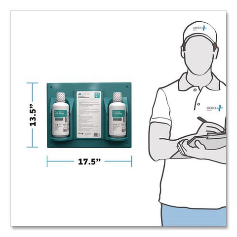 Two-bottle Wall Station, 32 Oz Bottle, 2 Bottles/station