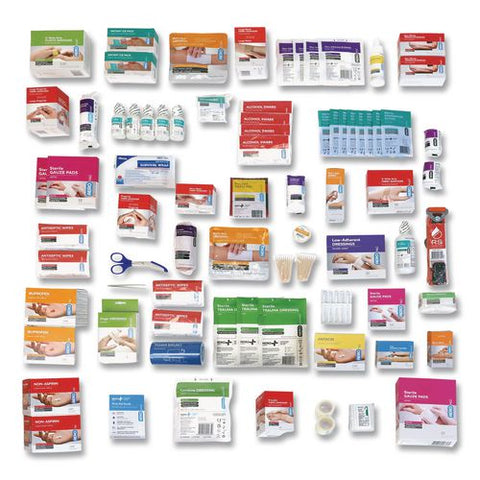 200 Series Class B 5-shelf First Aid Cabinet Refill - Meds, 1,183 Pieces