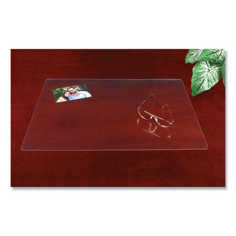 Eco-clear Desk Pad With Antimicrobial Protection, 19 X 24, Clear