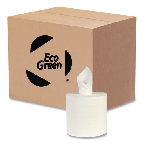 Center-pull Paper Towels, 2-ply, 11.75 X 7.68, White, 6 Rolls/carton