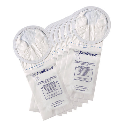 Vacuum Filter Bags Designed To Fit Proteam 6 Qt Quartervac, 100/carton