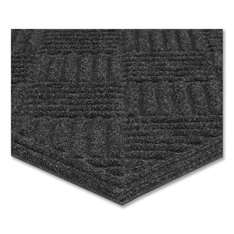 Ecomat Crosshatch Entry Mat, 48 X 72, Charcoal