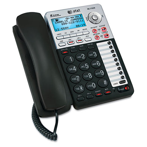 Ml17939 Two-line Speakerphone With Caller Id And Digital Answering System