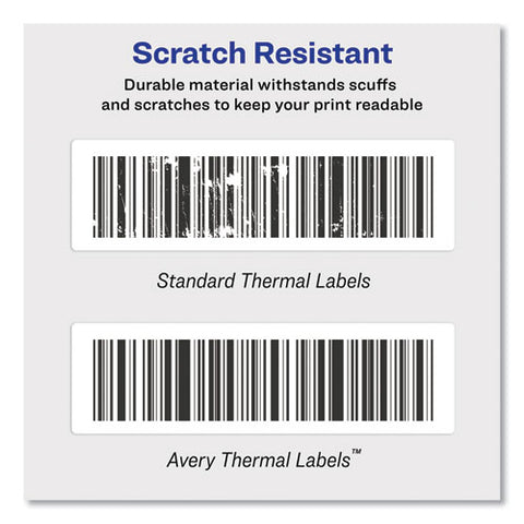 Thermal Printer Labels, Thermal Printers, 1.13 X 3.5, Clear, 120/roll, 1 Roll/pack