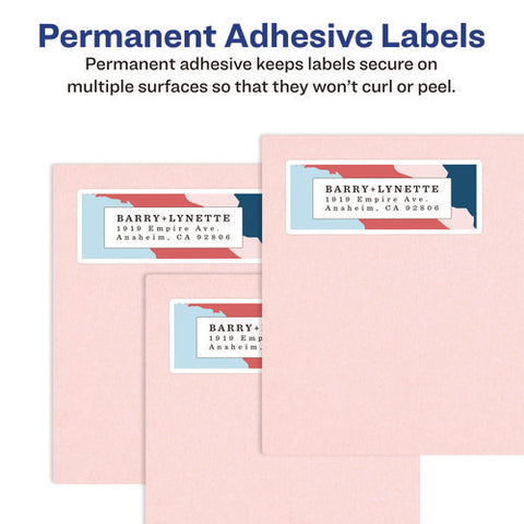 Shipping Labels With Trueblock Technology, Inkjet/laser Printers, 4 X 3, White, 2/sheet, 20 Sheets/pack