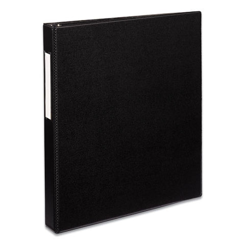 Durable Non-view Binder With Durahinge And Ezd Rings, 3 Rings, 1" Capacity, 11 X 8.5, Black, (8302)