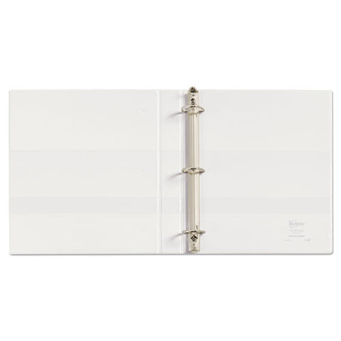 Durable View Binder With Durahinge And Ezd Rings, 3 Rings, 1" Capacity, 11 X 8.5, White, (9301)