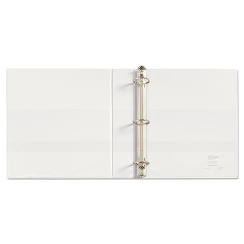 Durable View Binder With Durahinge And Ezd Rings, 3 Rings, 1.5" Capacity, 11 X 8.5, White, (9401)