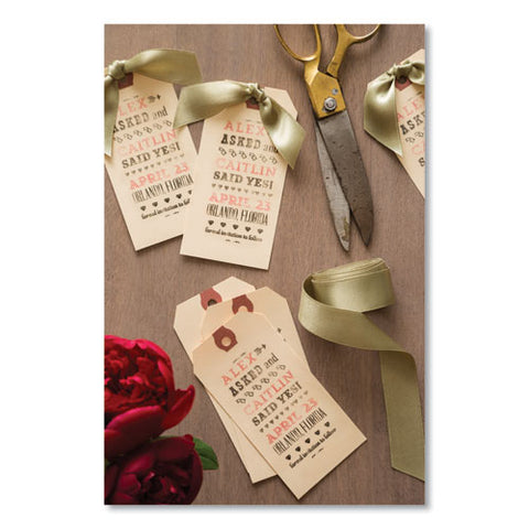 Strung Shipping Tags, 11.5 Pt Stock, 6.25 X 3.13, Manila, 1,000/box