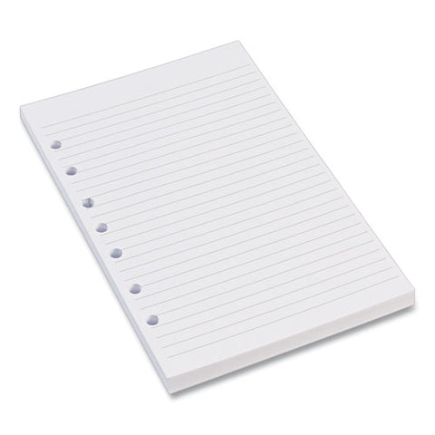 Mini Size Binder Filler Paper, 7-hole Side Punched, 5.5 X 8.5, College Rule, 100/pack