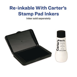 Pre-inked Felt Stamp Pad, 4.25" X 2.75", Black