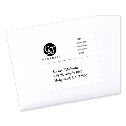 Labels, Laser Printers, 3.33 X 4, White, 6/sheet, 100 Sheets/box