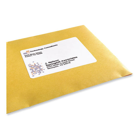 Labels, Laser Printers, 3.33 X 4, White, 6/sheet, 100 Sheets/box