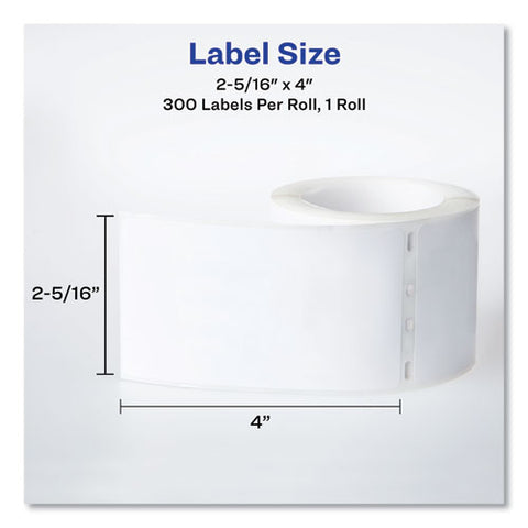 Multipurpose Thermal Labels, 4 X 2.94, 300/roll, 1 Roll/box