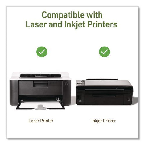 Ecofriendly Recycled Shipping Labels, Inkjet/laser, 2 X 4, White, 10 Labels/sheet, 10 Sheets/pack