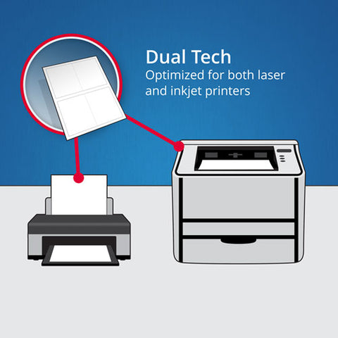 Small Rotary Cards, Laser/inkjet, 2.17 X 4, White, 8 Cards/sheet, 400 Cards/box