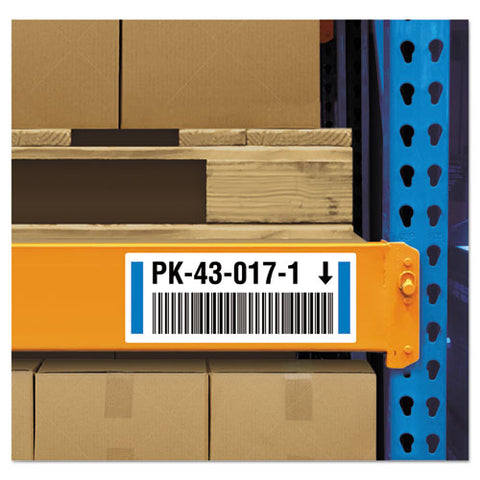 Durable Permanent Id Labels With Trueblock Technology, Laser Printers, 3.25 X 8.38, White, 3/sheet, 50 Sheets/pack