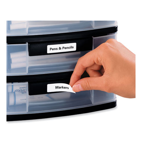 Removable Multi-use Labels, Inkjet/laser Printers, 0.5 X 1.75, White, 80/sheet, 25 Sheets/pack