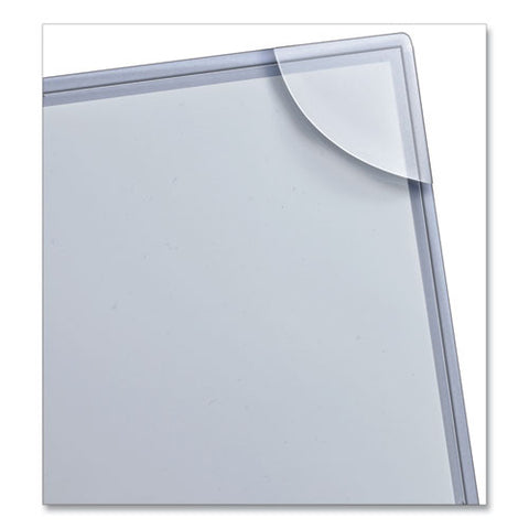 Three-hole Punched Corner Lock Plastic Sleeves, 9.5 X 11.75, Clear, 4/pack