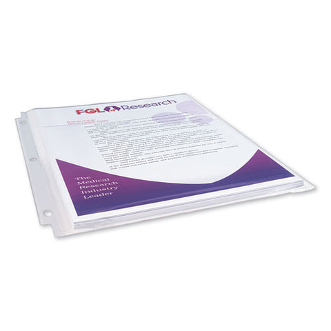 Multi-page Top-load Sheet Protectors, Heavy Gauge, Letter, Clear, 25/pack