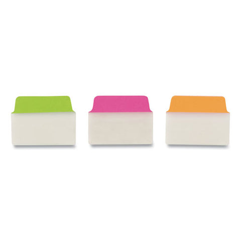 Ultra Tabs Repositionable Tabs, Standard: 2" X 1.5", 1/5-cut, Assorted Neon Colors, 24/pack