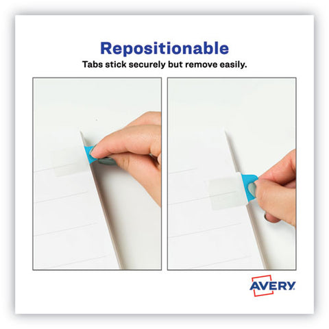 Ultra Tabs Repositionable Tabs, Mini Tabs: 1" X 1.5", 1/5-cut, Assorted Colors, 40/pack