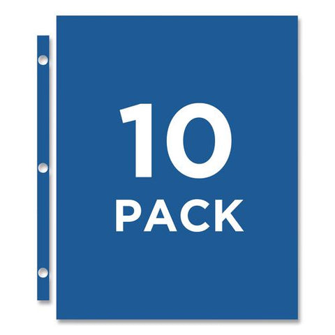 Trading Card Pages, 3-hole Punched, Top Load, Clear, 10 Pages/pack
