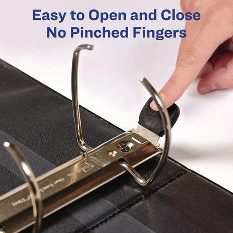 Heavy-duty View Binder With Durahinge And Locking One Touch Ezd Rings, 3 Rings, 5" Capacity, 11 X 8.5, Purple